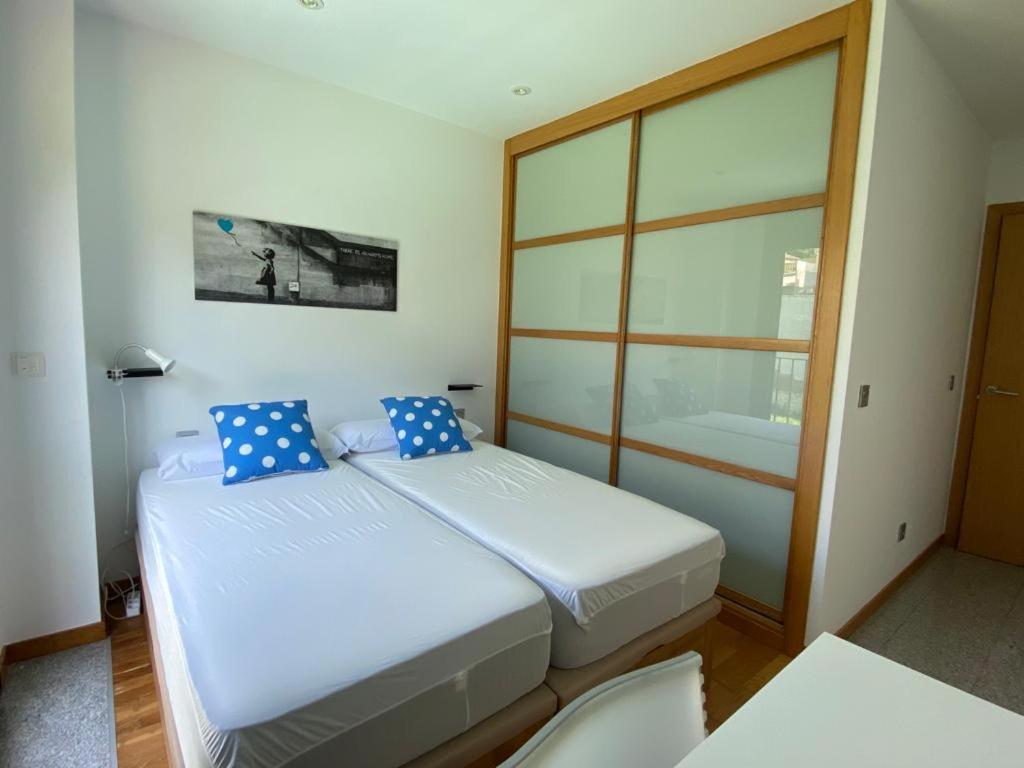 Ferienwohnung Baiona, Playa Santa Marta, Piscina Exterior foto
